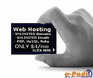e-Padi Network cheap web hosting Indonesia, reseller murah, hosting murah, domain, web design