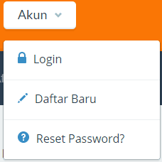 lupa alamat email password member area