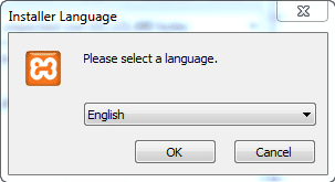 xampp installer language