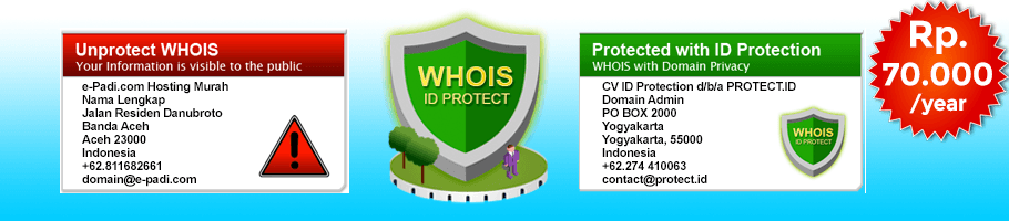 e-padi WHOIS Domain Protection
